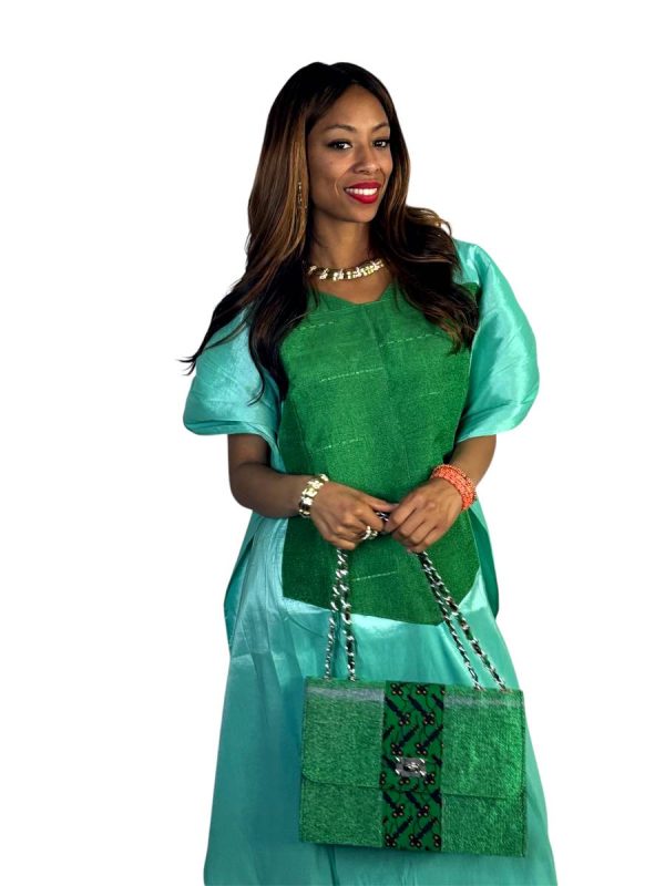 Green Binta Belted Agbada